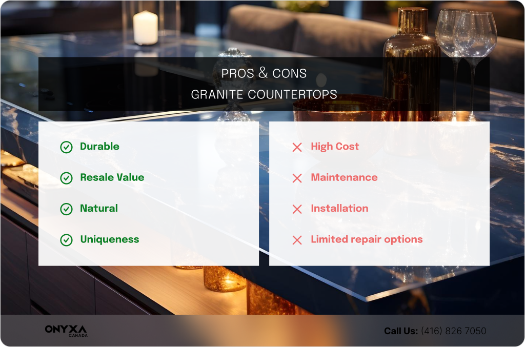 Top Types of Kitchen Countertops in 2024 3 Pros and Cons Granite Countertops