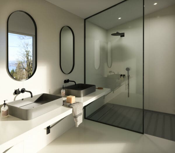 Faro White Bath