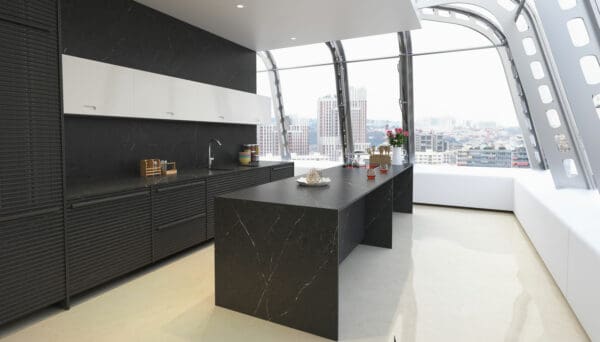 Pietra Marrona quartz countertop