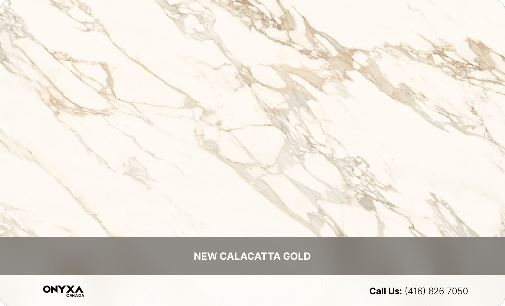 Porcelain Slabs for Shower Walls - 2023 Ultimate Guide 4 Porcelain Slabs for Shower Walls - NEW CALACATTA GOLD