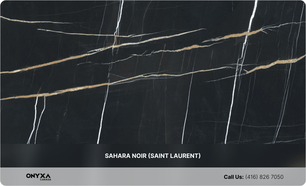 Porcelain Slabs for Shower Walls - 2023 Ultimate Guide 3 Porcelain Slabs for Shower Walls - SAHARA NOIR (SAINT LAURENT)