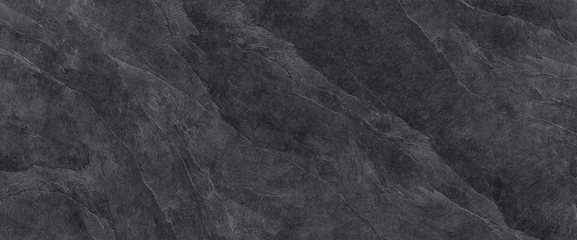 Slate Black Porcelain Slab Onyxa Vertical