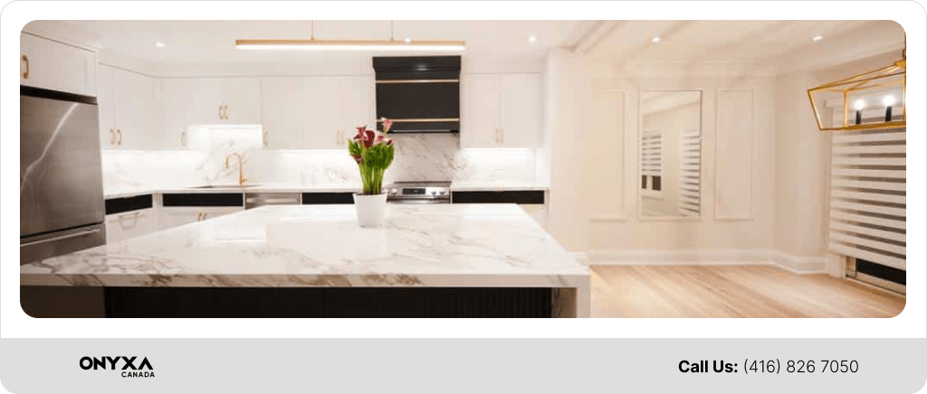 Marble White Kitchen Countertops