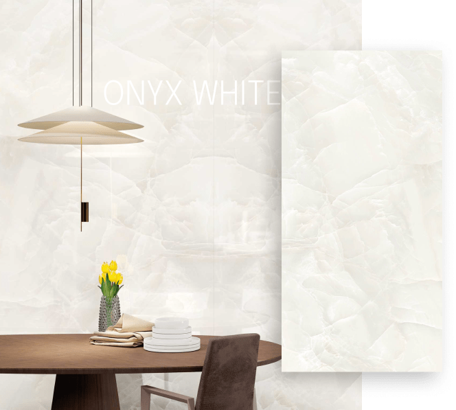Porcelain Slab Campaign 9 Onyx white porcelain slab