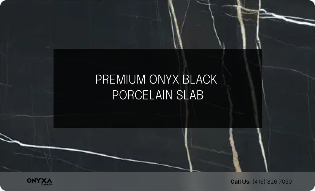 Top Porcelain Countertops Color Trends in 2024 9 SAHARA NOIR PORCELAIN SLAB (SAINT LAURENT)
